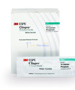 12247 3M™ Clinpro™ 5% Sodium Fluoride White Varnish, Mint Flavor, 0.5 mL/Dose, 50 Doses/Carton