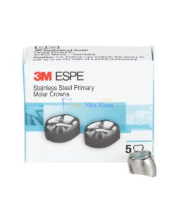 3M™ ESPE™ Stainless Steel Primary Molar Crowns, D-LL-6, Lower Left First
Primary Molar, Size 6, 2 Crowns