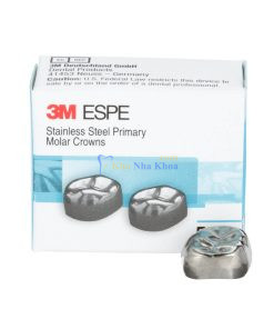 3M™ ESPE™ Stainless Steel Primary Molar Crowns, E-UR-6, Upper Right
Second Primary Molar, Size 6, 2 Crowns