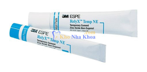 56660 3M™ RELYX™ TEMP NE Dental Cement 1 – 36g Base Paste; 1 – 16g Catalyst Paste;