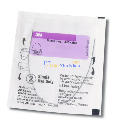 4297-913 3M™ Unitek™ Nitinol Heat-Activated Archwire, .016x.022, OrthoForm™ III
Ovoid, Upper, 4297-913, Unit of Use, 10/Pk