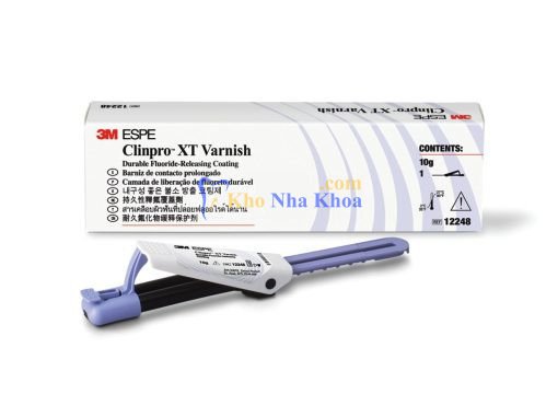 12248 3M™ Clinpro™ XT Varnish Durable Fluoride-Releasing Coating, 10 g Clicker™ Dispenser